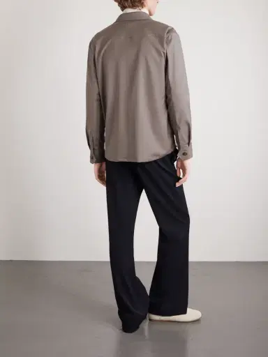 Canali Wool-Blend Overshirt - Men | Thumbnail 4