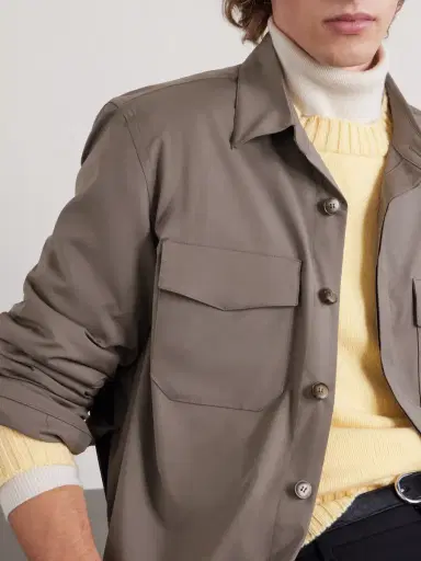 Canali Wool-Blend Overshirt - Men | Thumbnail 5