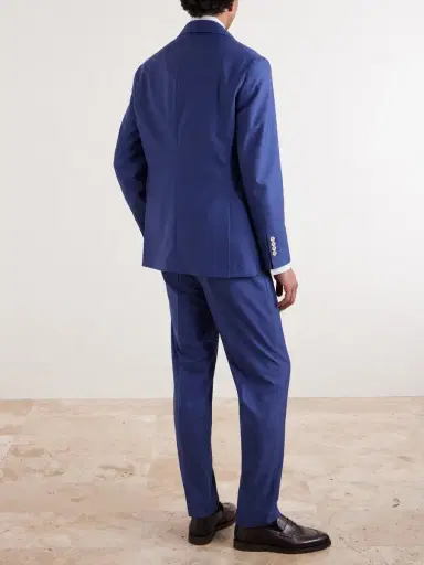 Brunello Cucinelli Unstructured Virgin Wool Suit Jacket - Men | Thumbnail 4 Brunello Cucinelli Unstructured Virgin Wool Suit Jacket - Men | Thumbnail 4