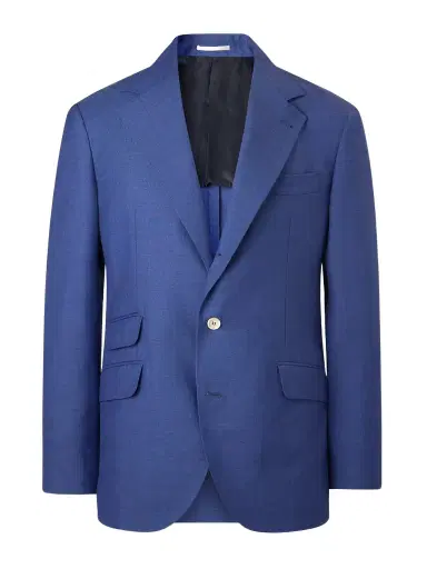 Brunello Cucinelli Unstructured Virgin Wool Suit Jacket - Men | Thumbnail 1 Brunello Cucinelli Unstructured Virgin Wool Suit Jacket - Men | Thumbnail 1