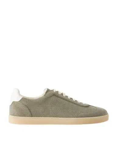 Brunello Cucinelli Coda Di Rondine Suede Sneakers - Men | Thumbnail 1
