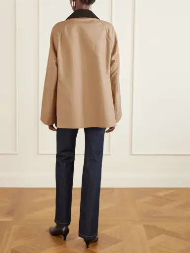 TOTEME Summer Country Corduroy-trimmed Coated-canvas Jacket | Thumbnail 4