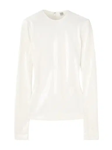 TOTEME Sequined Mesh Top | Thumbnail 1 TOTEME Sequined Mesh Top | Thumbnail 1