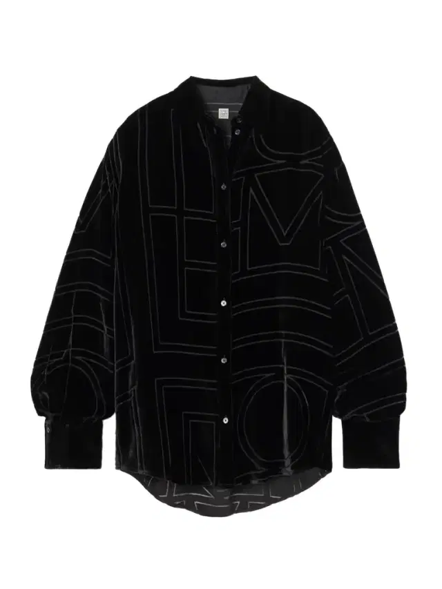 Devoré-velvet Shirt