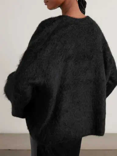TOTEME Oversized Ribbed Alpaca-blend Sweater | Thumbnail 3 TOTEME Oversized Ribbed Alpaca-blend Sweater | Thumbnail 3