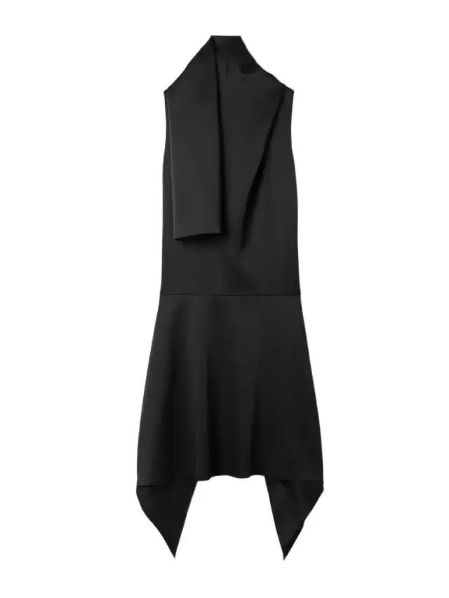 Loell Draped Duchesse-satin Midi Dress