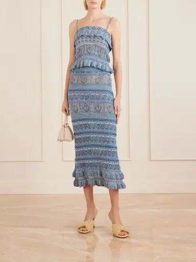 Etro Ruffled Crocheted Maxi Skirt | Thumbnail 2 Etro Ruffled Crocheted Maxi Skirt | Thumbnail 2