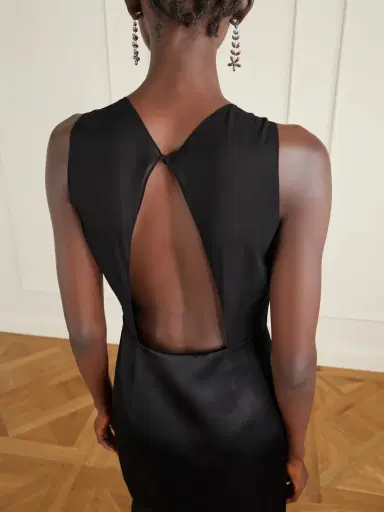 Veronica de Piante Soren Open-back Silk Mini Dress | Thumbnail 5