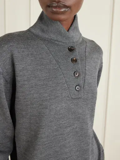 Veronica de Piante Alicia Wool Polo Shirt | Thumbnail 5 Veronica de Piante Alicia Wool Polo Shirt | Thumbnail 5