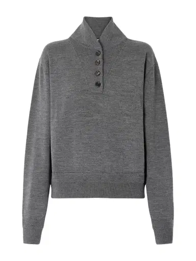 Veronica de Piante Alicia Wool Polo Shirt | Thumbnail 1 Veronica de Piante Alicia Wool Polo Shirt | Thumbnail 1