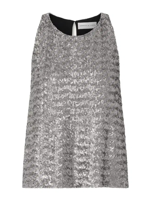 Alizeh Sequined Gauze Top