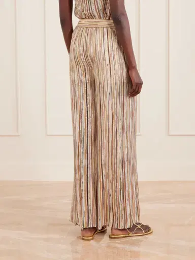 Missoni Mare Embellished Metallic Crochet-knit Wide-leg Pants | Thumbnail 4