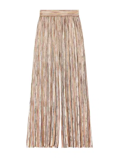 Missoni Mare Embellished Metallic Crochet-knit Wide-leg Pants | Thumbnail 1