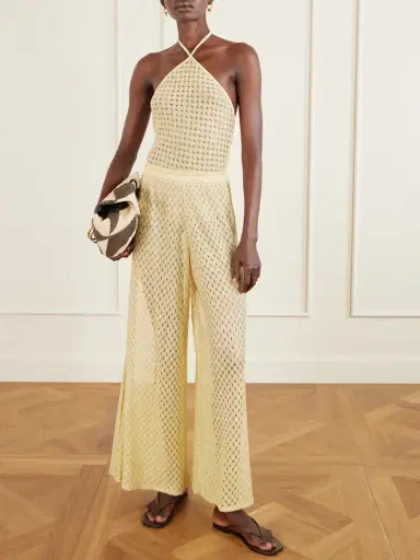 Missoni Mare Metallic Crochet-knit Wide-leg Pants | Thumbnail 2 Missoni Mare Metallic Crochet-knit Wide-leg Pants | Thumbnail 2
