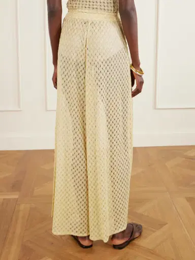 Missoni Mare Metallic Crochet-knit Wide-leg Pants | Thumbnail 4 Missoni Mare Metallic Crochet-knit Wide-leg Pants | Thumbnail 4