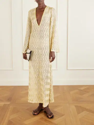 Missoni Mare Metallic Crochet-knit Coverup | Thumbnail 2 Missoni Mare Metallic Crochet-knit Coverup | Thumbnail 2
