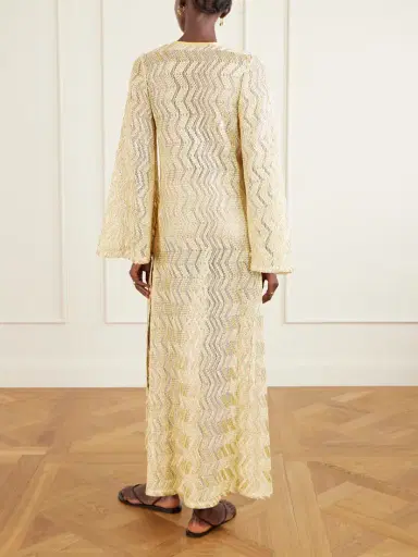 Missoni Mare Metallic Crochet-knit Coverup | Thumbnail 4 Missoni Mare Metallic Crochet-knit Coverup | Thumbnail 4