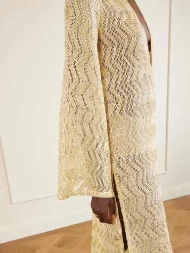 Missoni Mare Metallic Crochet-knit Coverup | Thumbnail 5 Missoni Mare Metallic Crochet-knit Coverup | Thumbnail 5