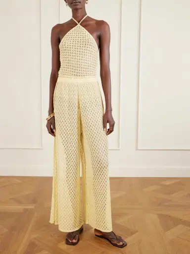 Missoni Mare Cropped Metallic Crochet-knit Halterneck Top | Thumbnail 2