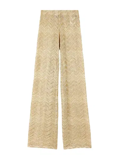 Missoni Metallic Crochet-knit Wide-leg Pants | Thumbnail 1 Missoni Metallic Crochet-knit Wide-leg Pants | Thumbnail 1
