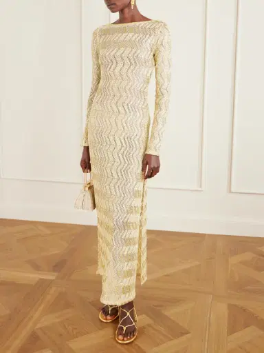 Missoni Mare Open-back Metallic Crochet-knit Maxi Dress | Thumbnail 2