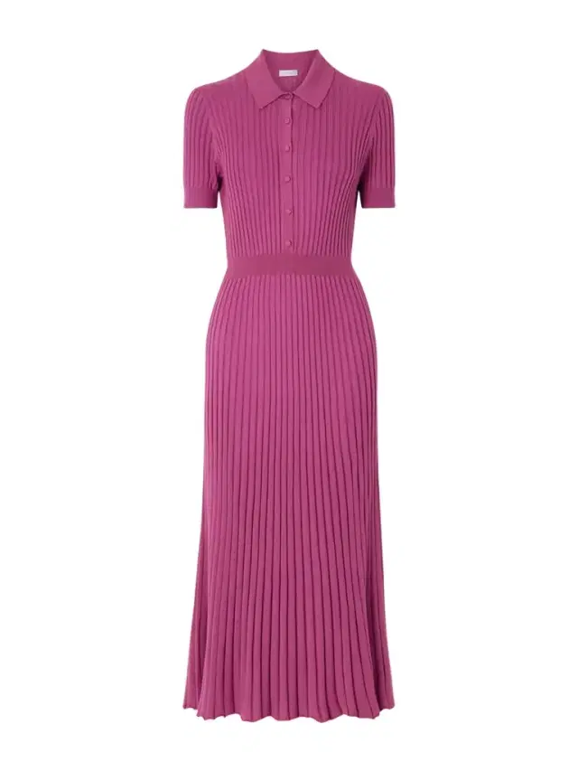 Amor Ribbed Cashmere And Silk-blend Midi Dress