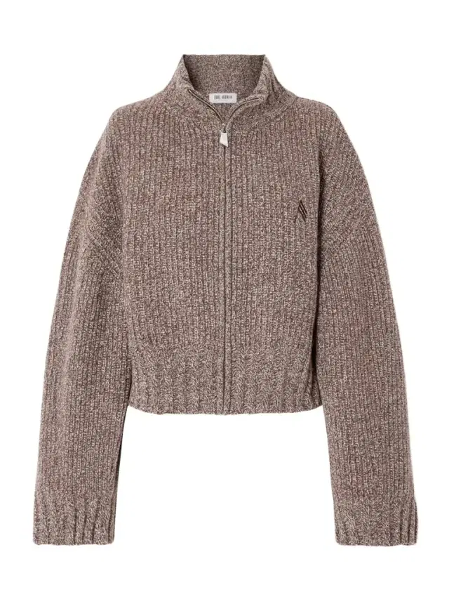 Ribbed Wool And Cashmere-blend Zip-up Cardigan