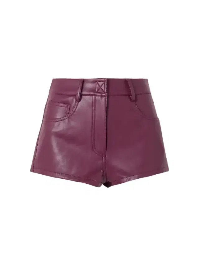 Leather-like Shorts