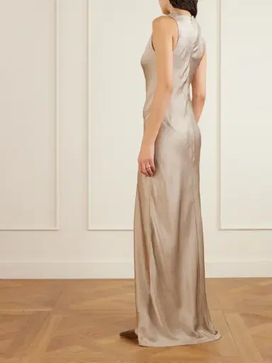 Brunello Cucinelli Silk Maxi Dress | Thumbnail 3