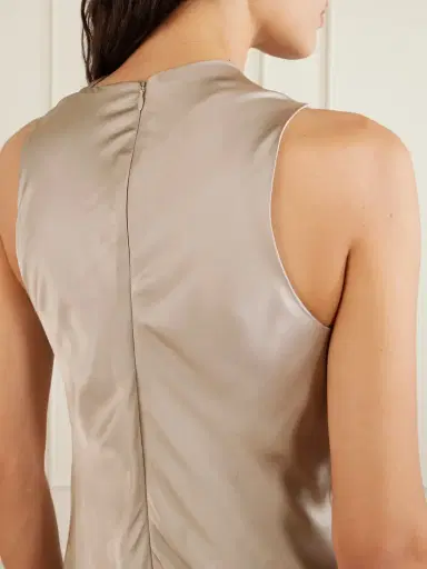 Brunello Cucinelli Silk Maxi Dress | Thumbnail 5