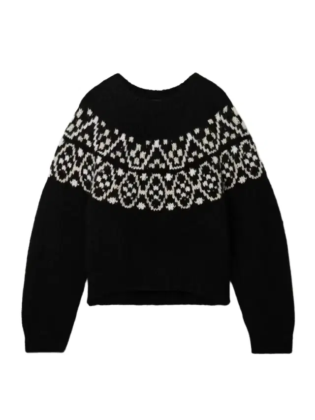 Chrissy Fair Isle Jacquard-knit Cashmere And Silk-blend Sweater