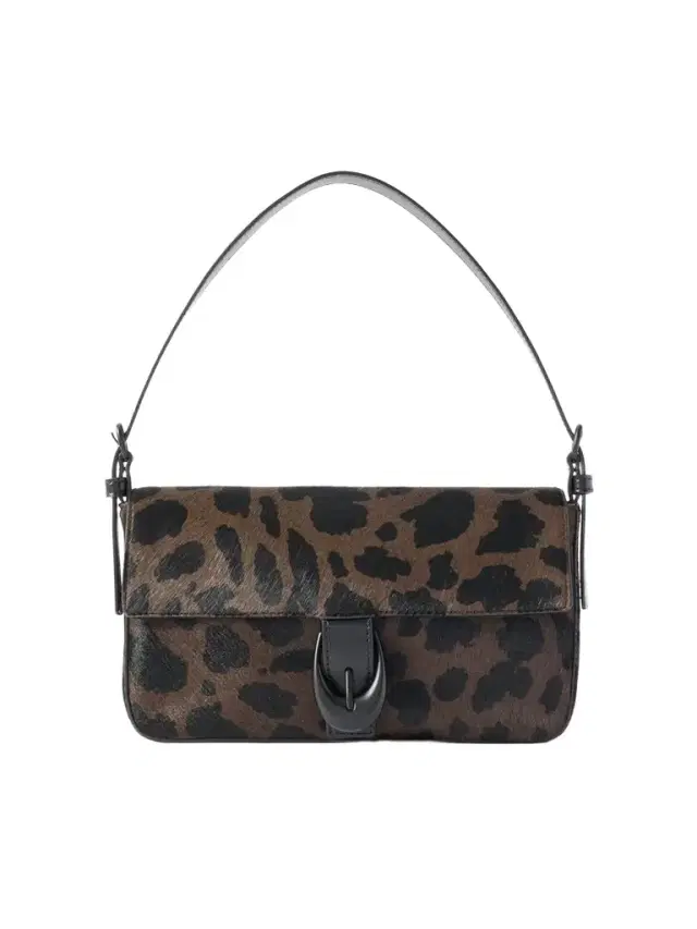 Harlow Buckled Leopard-print Calf Hair Shoulder Bag