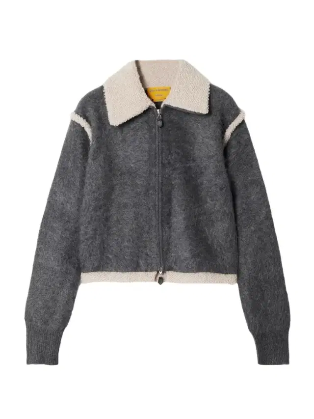 Grizzly Frankie Bouclé-trimmed Brushed-cashmere Jacket