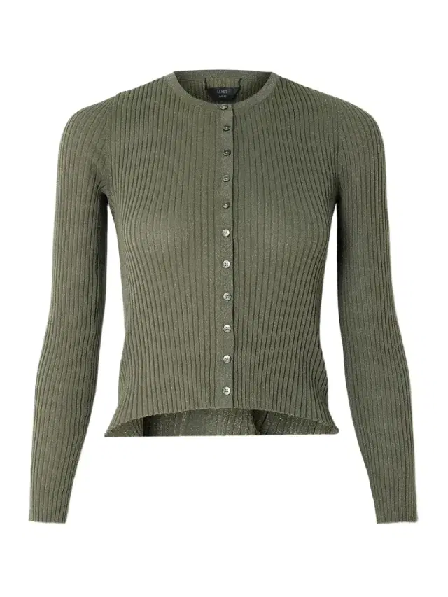 Blake Ribbed Lurex Cardigan