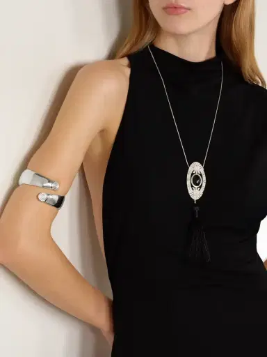 Juju Vera Olympia Silver-tone Arm Cuff | Thumbnail 2 Juju Vera Olympia Silver-tone Arm Cuff | Thumbnail 2