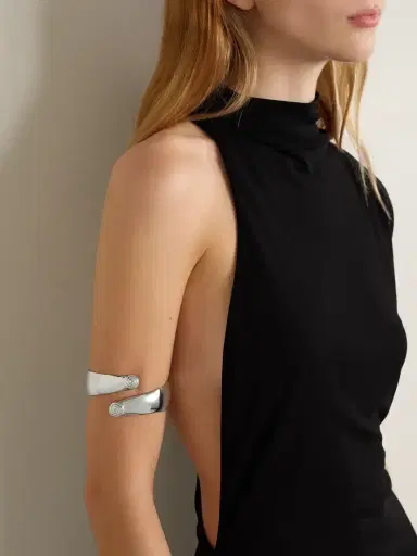 Juju Vera Olympia Silver-tone Arm Cuff | Thumbnail 4 Juju Vera Olympia Silver-tone Arm Cuff | Thumbnail 4