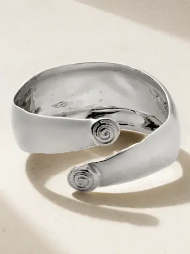 Juju Vera Olympia Silver-tone Arm Cuff | Thumbnail 1 Juju Vera Olympia Silver-tone Arm Cuff | Thumbnail 1