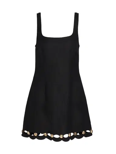 Simkhai Women's Lindley Linen-Blend Sleeveless Midi-Dress - Black - Size Medium | Thumbnail 1 Simkhai Women's Lindley Linen-Blend Sleeveless Midi-Dress - Black - Size Medium | Thumbnail 1