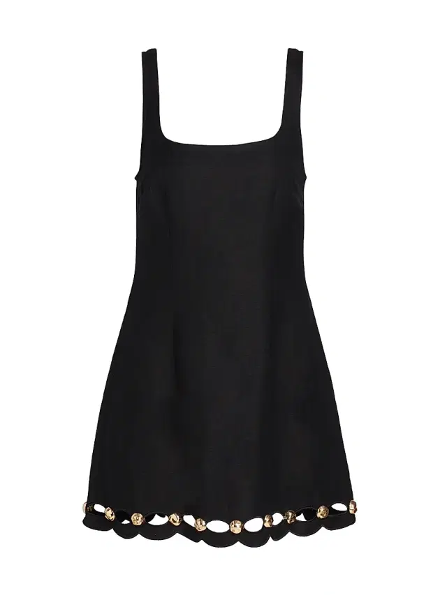 Women's Lindley Linen-Blend Sleeveless Midi-Dress - Black