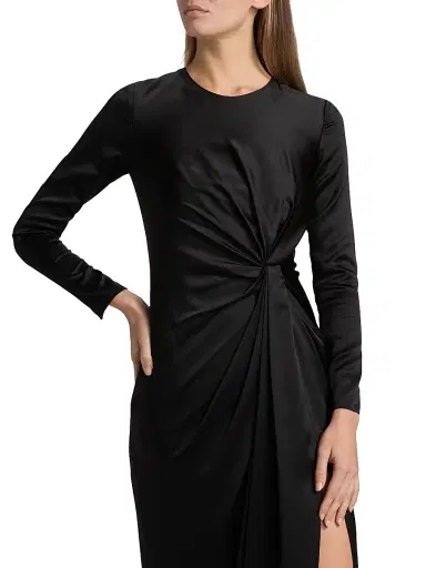 Adam Lippes Women's Salome Draped Silk Charmeuse Gown | Thumbnail 6