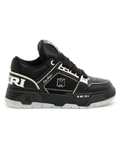Amiri Men's MA-1 Leather Low-Top Sneakers - Black | Thumbnail 1 Amiri Men's MA-1 Leather Low-Top Sneakers - Black | Thumbnail 1