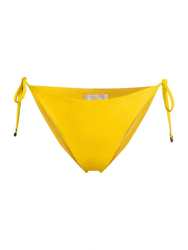 Ramy Brook Women's Benni Side-Tie Bikini Bottom - Sunglow