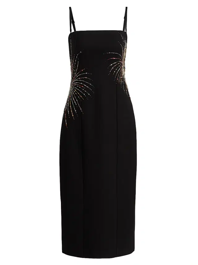 Staud Women's Britney Beaded Cocktail Dress - Firework