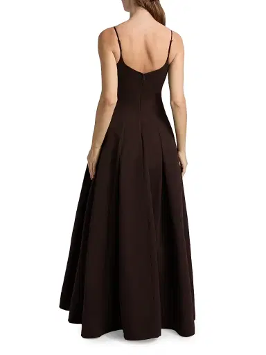 Staud Women's Joy Cotton-Blend Maxi Dress - Earth - Size 10 | Thumbnail 5 Staud Women's Joy Cotton-Blend Maxi Dress - Earth - Size 10 | Thumbnail 5