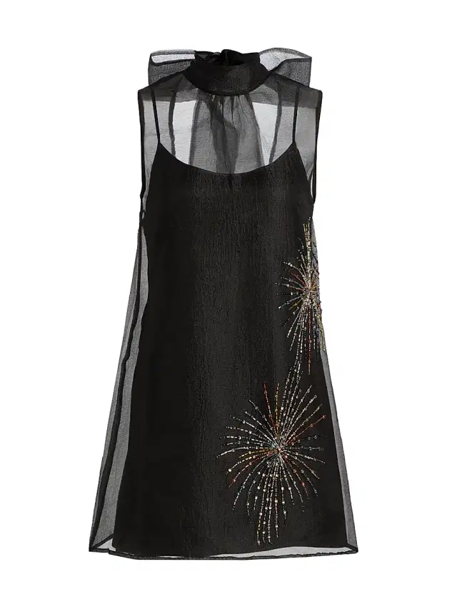 Staud Women's Albee Firework-Beaded Minidress - Firework