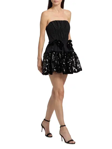 Aknvas Women's Kamilla Sequined Strapless Minidress | Thumbnail 2 Aknvas Women's Kamilla Sequined Strapless Minidress | Thumbnail 2