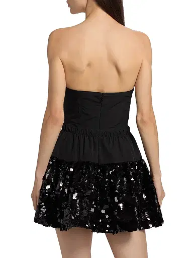 Aknvas Women's Kamilla Sequined Strapless Minidress | Thumbnail 5 Aknvas Women's Kamilla Sequined Strapless Minidress | Thumbnail 5