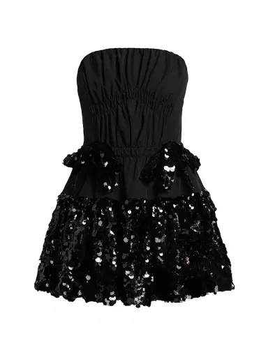 Aknvas Women's Kamilla Sequined Strapless Minidress | Thumbnail 1 Aknvas Women's Kamilla Sequined Strapless Minidress | Thumbnail 1