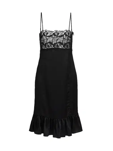 Kiki de Montparnasse Women's Eclore Embroidered Midi-Dress | Thumbnail 1 Kiki de Montparnasse Women's Eclore Embroidered Midi-Dress | Thumbnail 1