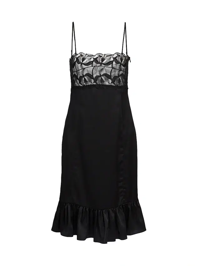 Women's Eclore Embroidered Midi-Dress - Black
